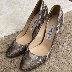 Jimmy Choo Snakeskin Heels